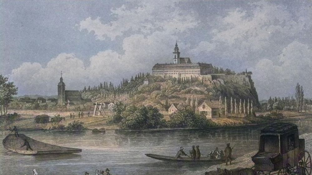 Litografie 1860 v. Siegburg